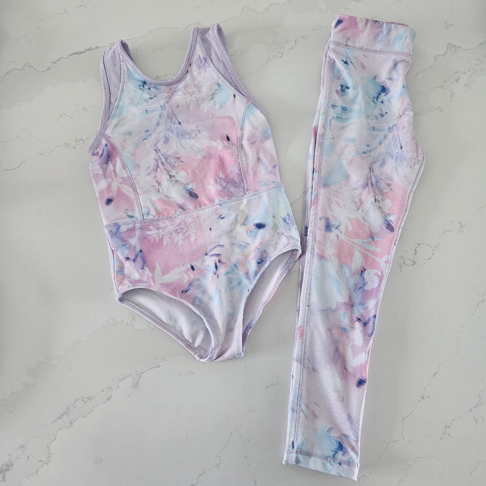 JOE FRESH | Girls' Pastel Floral Activewear Set
